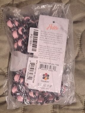 Lug Bubble Pink Chain Strap